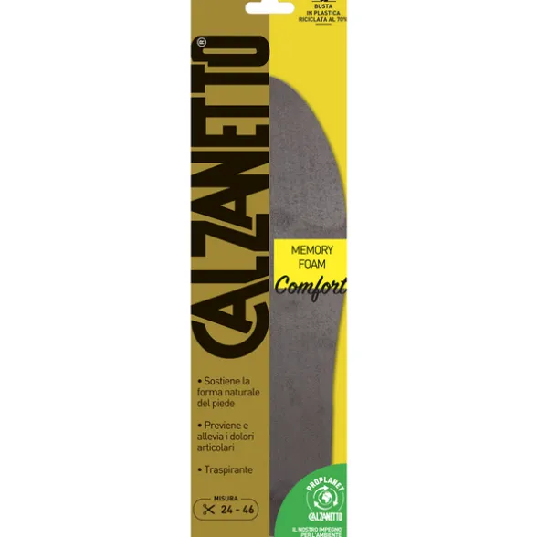 CALZANETTO SOLETTA MEMORY FOAM COMFORT PROPLANET 1 PAIO MISURA 24 - 46