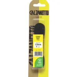 CALZANETTO STRINGA PIATTA PROPLANET CM.110 7 FORI 1 PAIO NERO