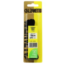 CALZANETTO STRINGA TONDA CM.70 1 PAIO NERO
