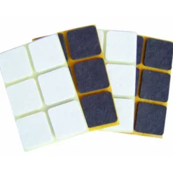CASAMIA FELTRINO MILLIMETRI 24x24 16 PEZZI COLORI ASSORTITI