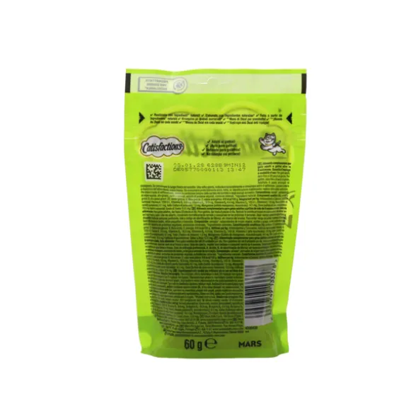 CATISFACTIONS CROCCANTINI RIPIENI CON FAVOLOSO TONNO BUSTA 60 GRAMMI