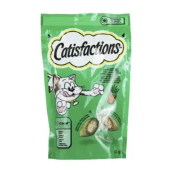 CATISFACTIONS GATTO CROCCHETTE GUSTO ERBA GATTA BUSTA 60 grammi