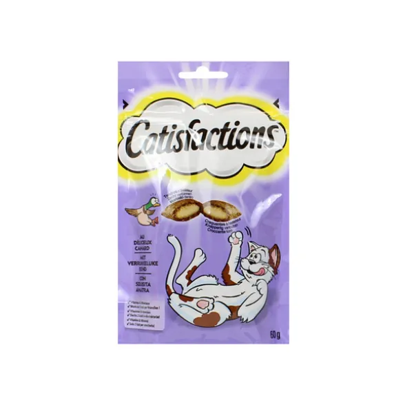 CATISFACTIONS GATTO CROCCHETTE GUSTO ANATRA BUSTA 60 grammi