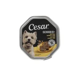 CESAR SENIOR 10+ CON POLLO e RISO IN GELATINA VASCHETTA 150 GRAMMI