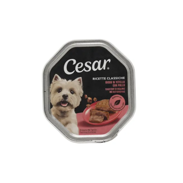 CESAR TENERO PATE' VITELLO & POLLO VASCHETTA 150g
