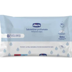 CHICCO SALVIETTE PROFUMATE CON ACQUA DI LOTO 0 MESI+ 72 PEZZI