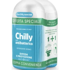 CHILLY INTIMO CON ANTIBATTERICO ANTI ODOR pH5 2 PEZZI DA 200 ML