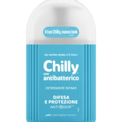 CHILLY INTIMO DETERGENTE CON ANTIBATTERICO pH5 DIFESA E PROTEZIONE ANTIODOR 200 ML