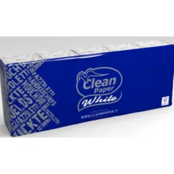 CLEAN PAPER WHITE 9 FAZZOLETTI 4 VELI x 10 PACCHETTI