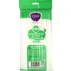CLENDY HOME&CARE CANNUCCE DI PLASTICA BIANCHE CON SNODO IMBUSTATE SINGOLARMENTE BUSTA 100 PEZZI
