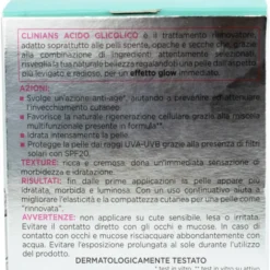 CLINIANS ACIDO GLICOLICO TRATTAMENTO RINNOVATORE VISO SPF20 50 ML