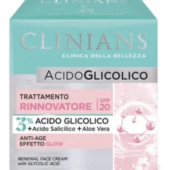 CLINIANS ACIDO GLICOLICO TRATTAMENTO RINNOVATORE VISO SPF20 50 ML