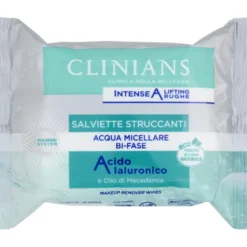 CLINIANS INTENSE-A 25 SALVIETTE STRUCCANTI ACQUA MICELLARE BI-FASE