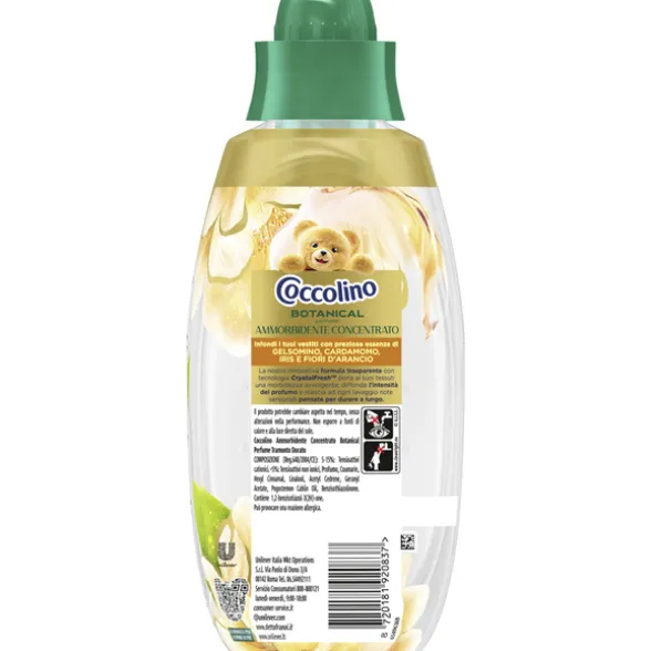 COCCOLINO CONCENTRATO BOTANICAL TRAMONTO DORATO 50 LAVAGGI 750 ML