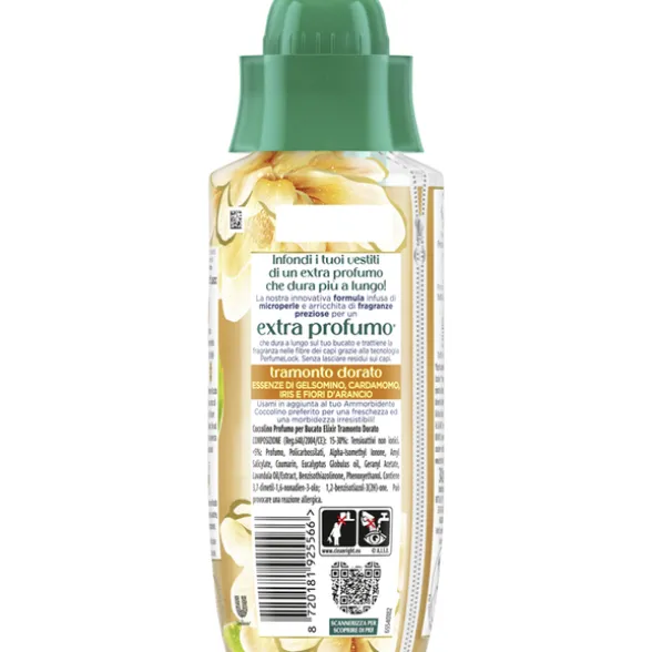 COCCOLINO PROFUMA BUCATO ELIXIR BOTANICAL TRAMONTO DORATO 342 ML