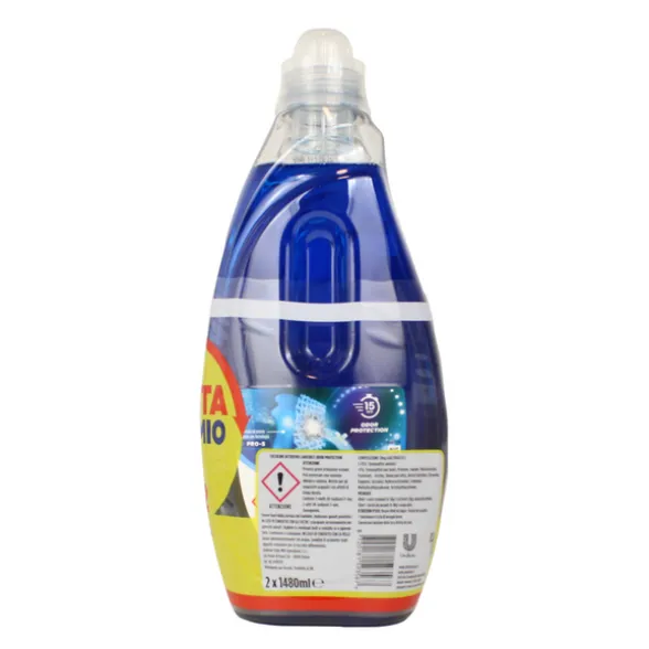 COCCOLINO WONDER WASH ODOR PROTECTION DETERSIVO BUCATO LAVATRICE 2 PEZZI DA 37 LAVAGGI DA 1480 ML