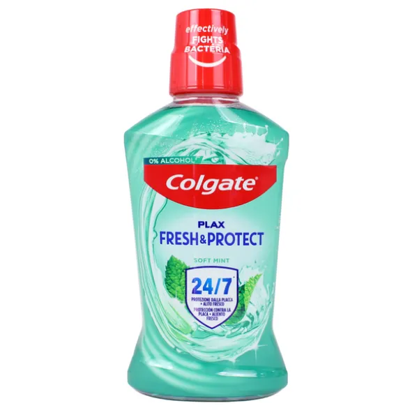 COLGATE COLLUTORIO PLAX SOFT MINT ANTIPLACCA CON ANTIBATTERICO 500 ML