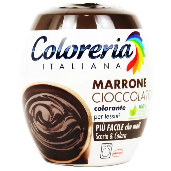 COLORERIA ITALIANA MARRONE CIOCCOLATO COLORANTE PER TESSUTI