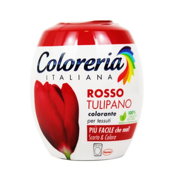 COLORERIA ITALIANA ROSSO TULIPANO COLORANTE PER TESSUTI