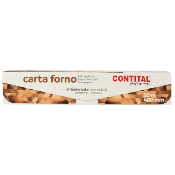 CONTITAL CARTA FORNO METRI 50 LARGHEZZA 40 CM FORMATO PROFESSIONALE