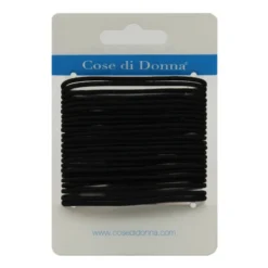 COSE DI DONNA ELASTICO NERO PER CAPELLI 24 PEZZI
