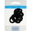 COSE DI DONNA ELASTICO NERO PER CAPELLI 6 PEZZI
