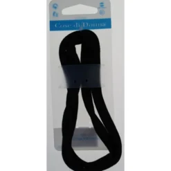 COSE DI DONNA FASCIA ELASTICA NERA PER CAPELLI