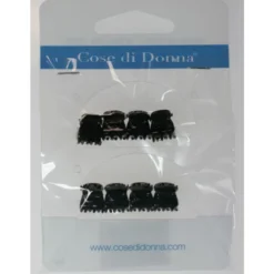 COSE DI DONNA PINZA PICCOLA NERA PER CAPELLI 8 PEZZI