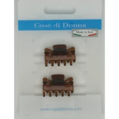 COSE DI DONNA PINZA PICCOLA TARTARUGA PER CAPELLI 2 PEZZI