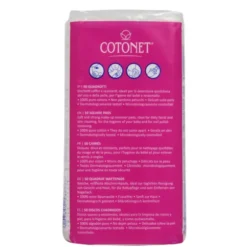 COTONET DISCHETTI MAKE-UP 50 PZ. MAXI QUADRI DI PURO COTONE IN BUSTA