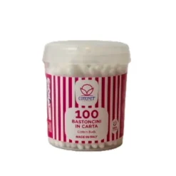 COTONET PULIORECCHIE COTTON FIOC CARTA 100 PZ. BIODEGRADABILI IN BARATTOLO