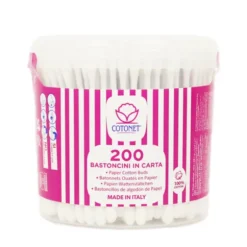 COTONET PULIORECCHIE COTTON FIOC CARTA 200 PZ. BIODEGRADABILI IN BARATTOLO
