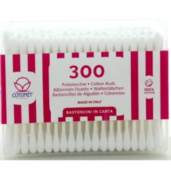 COTONET PULIORECCHIE COTTON FIOC CARTA 300 PZ. BIODEGRADABILI IN SCATOLA