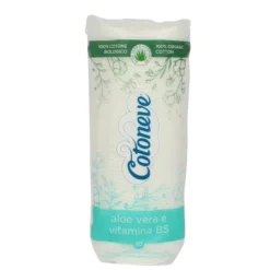 COTONEVE 60 DISCHETTI MAXI OVALI LEVATRUCCO COTONE BIOLOGICO 100% CON ALOE & VITAMINA B5
