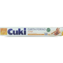 CUKI CARTA FORNO IN FOGLI - 25 FOGLI - CM 33X38 - 9,5 METRI