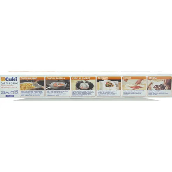 CUKI CARTA FORNO IN FOGLI - 25 FOGLI - CM 33X38 - 9,5 METRI