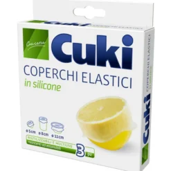 CUKI 3 COPERCHI ELASTICI IN SILICONE DIAMETRO CM 5 / CM 8 / CM 11