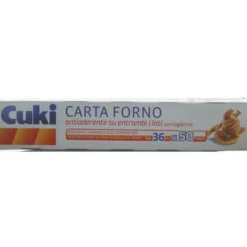 CUKI PROFESSIONAL CARTA FORNO ANTIADERENTE - H 36 CM - 50 METRI FORMATO PROFESSIONALE