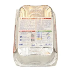 CUKI VASCHETTA ALLUMINIO CON COPERCHIO (R99L) 6 PORZIONI - 2 PEZZI - LT 1,8