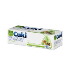 CUKI VERDEFRESCO SACCHETTI FRIGO PER VERDURE MICROFORATI - 20 SACCHETTI - CM 29X42
