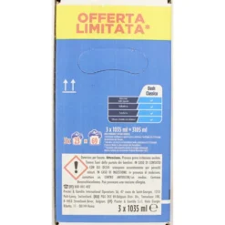 DASH DETERSIVO LIQUIDO BUCATO LAVATRICE CLASSIVO 3 PEZZI DA 23 LAVAGGI