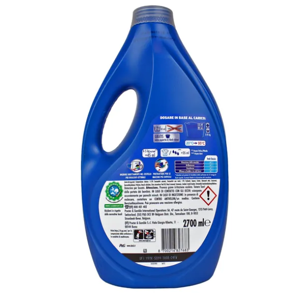 DASH DETERSIVO LIQUIDO BUCATO LAVATRICE CLASSICO 60 LAVAGGI