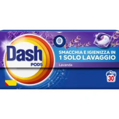 DASH PODS DETERSIVO LAVATRICE LAVANDA 30 LAVAGGI