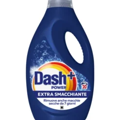 DASH POWER DETERSIVO LIQUIDO BUCATO LAVATRICE EXTRA SMACCHIANTE 20 LAVAGGI