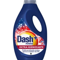 DASH POWER DETERSIVO LIQUIDO BUCATO LAVATRICE EXTRA IGIENIZZANTE 20 LAVAGGI