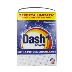 DASH POWER DETERSIVO POLVERE BUCATO LAVATRICE FUSTO 105 MISURINI