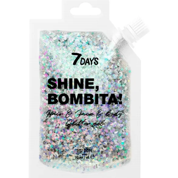 7 DAYS GEL GLITTER CORPO E CAPELLI 902 DOPE 90 ML