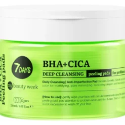 7 DAYS PEELING PAD VISO DEEP CLEANSING BHA+CICA 50 PEZZI
