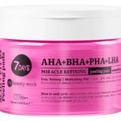 7 DAYS PEELING PAD VISO MIRACLE REFINING AHA+BHA+PHA+LHA 50 PEZZI
