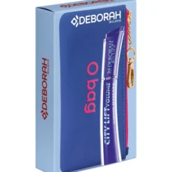 DEBORAH CONFEZIONE ASTUCCIO GOMMATO SIZE 16x18 BLU/FUCHSIA + MASCARA CITY LIFT VOLUME BLUE